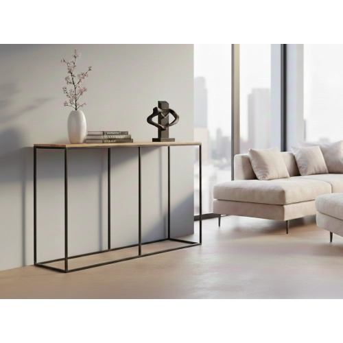 KONSOLA - REGAŁA Z DREWNA LITEGO DĄB OLCHA JESION SKD-386